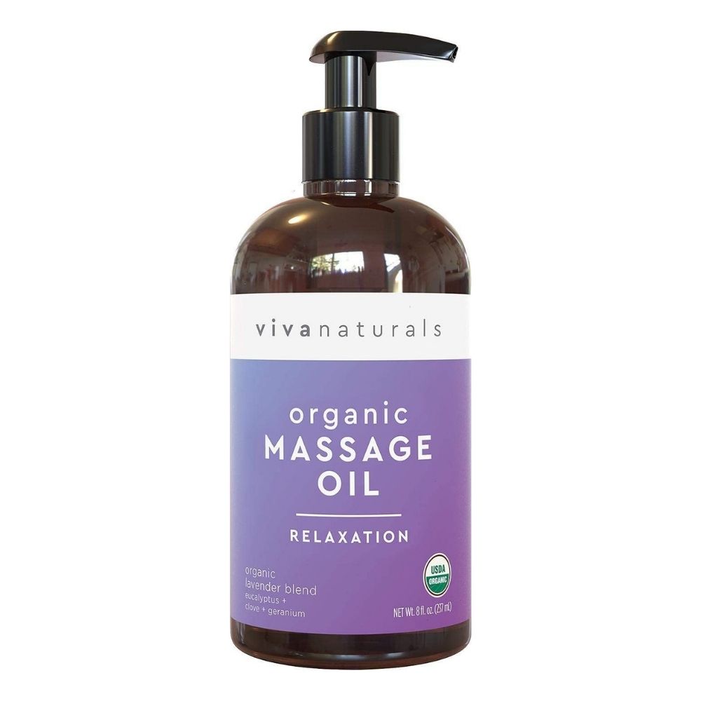 Massage Oil for Couples Organic Massage Oil by Viva Naturals​​